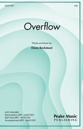 Overflow SAB choral sheet music cover